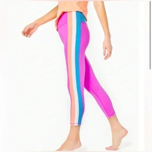 LILY PULITZER WEEKENDER HIGH  RISE
LEGGING AMETHYST LARGE - Picture 2 of 9